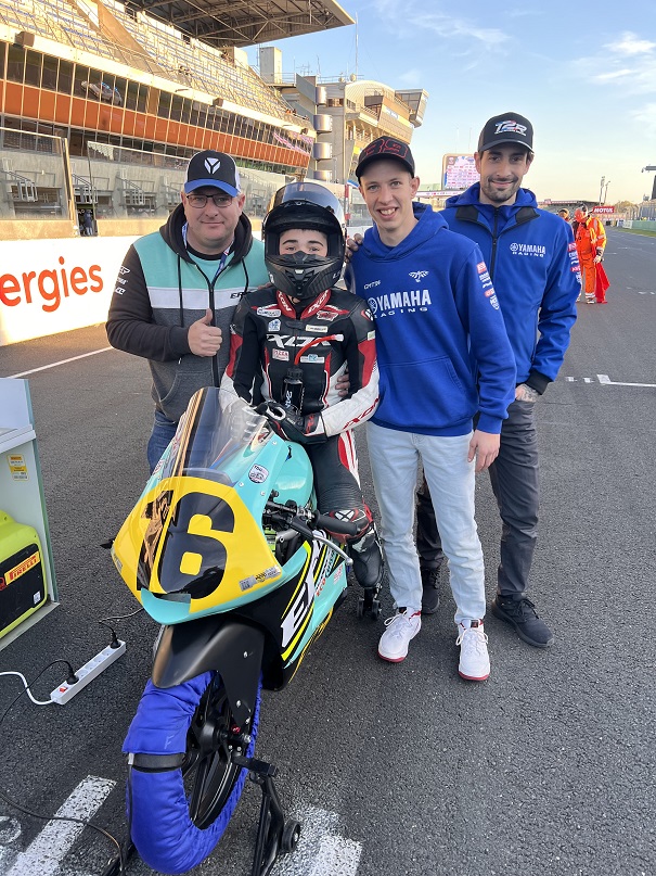 Arthur Dallard en moto 3