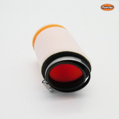 Filtre a air top perf tpr factory big mousse rouge diam 28-32-36-39-43mm  fixation droite (livre avec adaptateurs)